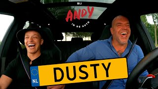 Dusty Ex On The Beach  Bij Andy in de auto [upl. by Assiar]