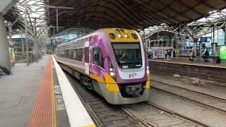 VLine VL61 Departing Southern Cross Station to Shepparton  HORN SHOW [upl. by Alice]