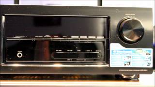 Denon AVR2313 AV Receiver FIRST LOOK Munich HighEnd [upl. by Karli]