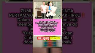 TRENDING ‼️ZUMI ZOLA DIAPIT CINTA PERTAMA DAN Terakhir putrizulhas shortvideo gibranrakabuming [upl. by Dottie]