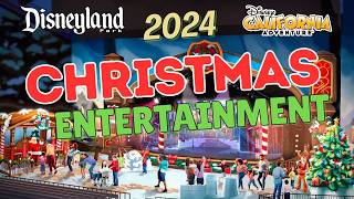 Disneyland Christmas 2024 Entertainment  Disney California Adventure  MagicalDnA [upl. by Jaal370]