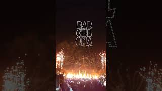 Fiesta de Fin de Año en Barcelona 2023  2024 drones drone [upl. by Anilrahc]