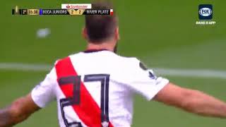 Gol Contra de Izquierdoz BOCA 2 X 2 RIVER Final [upl. by Ailime]