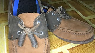 How to tie your TopSider and Boat Shoes in 2018 [upl. by Anaj]