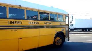 LAUSD Crown School bus 6212 at Soto st [upl. by Naeruat]