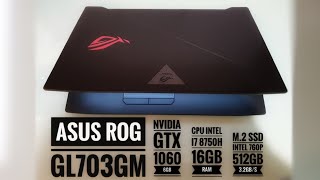 Review Asus ROG GL703GM monstrul cu GTX1060 6GB 16GB RAM i78750H [upl. by Courtund]