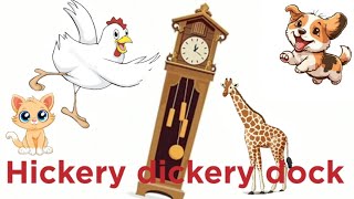 Hickory dickory dock fun rhyme for kids ll fun learning nurserypoems [upl. by Dorison]