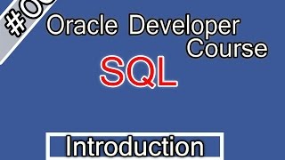 00Oracle Developer SQL Arabic Course Introduction مقدمة عن كورس اوراكل ديفلوبر [upl. by Dorn]