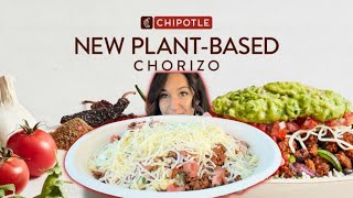 Trying Chipotle’s New PLANT BASED Chorizo [upl. by Bettine]