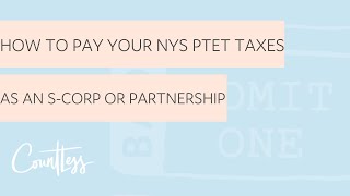 How to Pay Your New York State PTET Tax Online [upl. by Zelten]