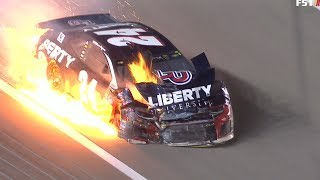 All NASCAR Crashes From Kansas  5115122018 live [upl. by Macmullin29]