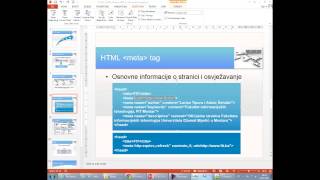 WT Online nastava Osnove HTML a [upl. by Lennaj]