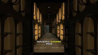 9 Hours SciFi Sleep Pods travel japantravel capsulehotel [upl. by Keen248]