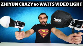 Worlds Smallest and advanced 60 watts video light  Zhiyun Molus G60  Born Creator [upl. by Biddle]