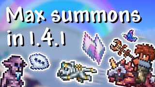 Terraria  141 Maximum summons your personal army [upl. by Muns314]