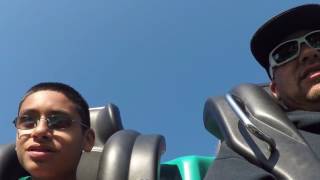 Boomerang roller coaster Six Flags [upl. by Culhert]