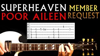 Superheaven Poor Aileen Guitar Lesson  Guitar Tabs  Guitar Tutorial  Guitar Chords  Guitar Cover [upl. by Lareneg]