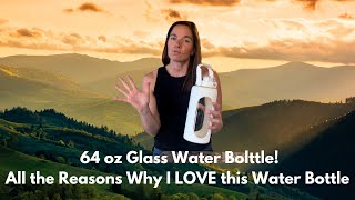 64 OZ Water Bottle Review ALL My Favorite Features [upl. by Neelloc]