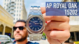 My New AP Royal Oak 15202  Blue Dial 39mm Jumbo Audemars [upl. by Larue]