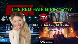 Reacting to KPOP girl groups for THE FIRST TIME Blackpink Aespa Le Sserafim Kep1er GIDLE [upl. by Odanref297]