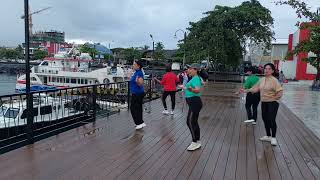 Song For Jamaica  Line Dance  Choreo  Phin Sari INA  Demo  Enjoymoms [upl. by Michale524]