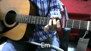 WoH Lamhe  Atif Aslam  SIMPLEST GUITAR LESSON OPEN CHORDS [upl. by Rramaj170]