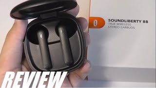 REVIEW TaoTronics SoundLiberty 88 TWS True Wireless Earbuds InEar Wearing Detection [upl. by Voltz]