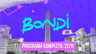 ▶️ PROGRAMACIÓN COMPLETA 2211 BONDI LIVE [upl. by Myer]