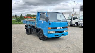 1990 MODEL ISUZU ELF DUMPER 4BE1 ENGINE [upl. by Reinaldos288]