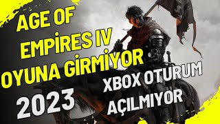 XBOX OTURUMU AÇILMIYOR  Age of Empires IV OYUNA GİRMİYOR [upl. by Canty]