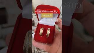 Aliança de Moeda Antiga Faça seu pedido Promoção62981052239 music ouro moedaantiga 18k [upl. by Moreen]