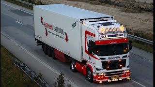 Truckspotting at Puttgarden🇩🇪🇩🇰  Wibbelink Gerbuvet Dierks and more  Horns and Lights  Part 1 [upl. by Dorey498]