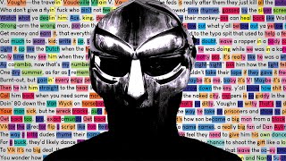 MF DOOM  Vaudeville Villain  Rhymes Highlighted [upl. by Deraj333]