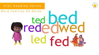 English  ed word family  Kids Reading English Series [upl. by Tibbitts]