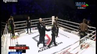 Jamal Ben Saddik vs Hesdy Gerges Qabala Fight Series Azerbeidzjan [upl. by Gati]