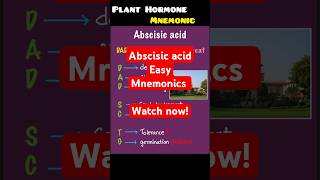 Plant growth and developmentabscisic acid mnemonics neet2025 biology neettamil tricks [upl. by Ased911]