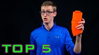 TOP 5 Things Nerf Noobs Do [upl. by Yelssew]