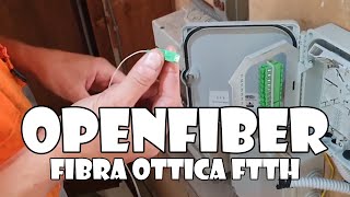 Come OpenFiber porta a casa la Fibra Ottica FTTH in modo facile [upl. by Aynwat]