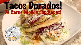 Tacos de Carne Molida con Papas [upl. by Ikkaj]