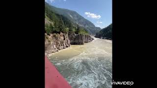 Chilcotin River Water Reaches Hells Gate BC [upl. by Maze126]