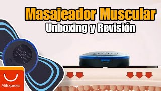 Review de Electro Estimulador de Aliexpress Masajeador Muscular [upl. by Eenolem]