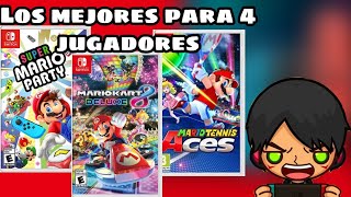 Los 10 MEJORES 👍👍👍 JUEGOS para MULTIJUGADOR LOCAL de NINTENDO SWITCH  Rromán 47💥💥💥 [upl. by Gaskill]