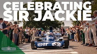 Sir Jackie Stewart drives F1 championship Tyrrell round Goodwood [upl. by Umberto]