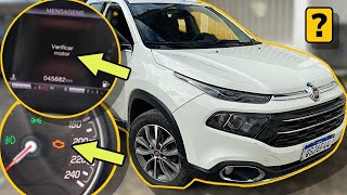 LUZ DA INJEÇÃO ACESA DA FIAT TORO DIESEL E AVISO DE VERIFICAR MOTOR NO PAINEL  ENTENDA [upl. by Notsuoh]