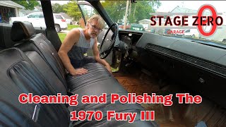 1970 Plymouth Fury 3 cleanout wash and first look at replacement engine [upl. by Atoiganap84]