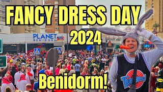 Benidorm  FANCY DRESS DAY  November Fiestas 2024 [upl. by Acenahs]