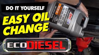 Ram 1500 EcoDiesel Oil Change  AMSOIL 5W40 WIX Oil  Air Filter Change [upl. by Anirbys223]