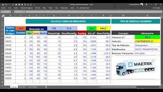 Cálculo de cubicaje y selección de transporte despacho de mercancía [upl. by Lleuqram102]