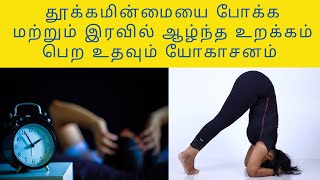 Yoga For Insomnia Sleeping DisorderDisturbed sleep in Tamil By DrLakshmi யோகா நித்திரை [upl. by Desiri]