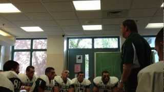 Billerica Football Coach Flynn Halftime Motivation [upl. by Neehs651]